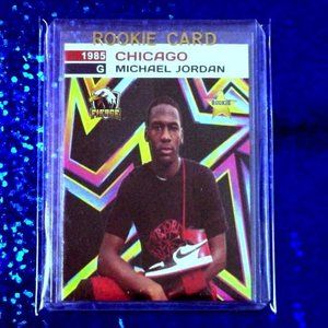 Michael Jordan With Nike Shoes Rookie Card